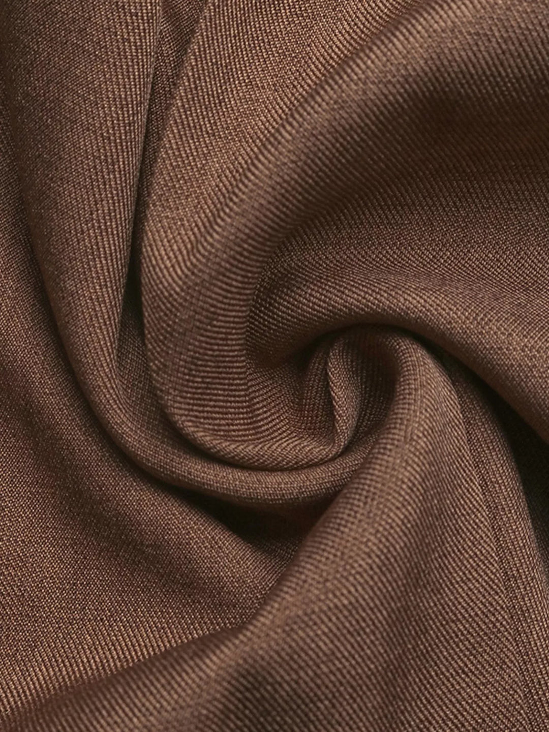 Brown Pleated Patchwork Blazer Belt Dress — product image 14 of 17